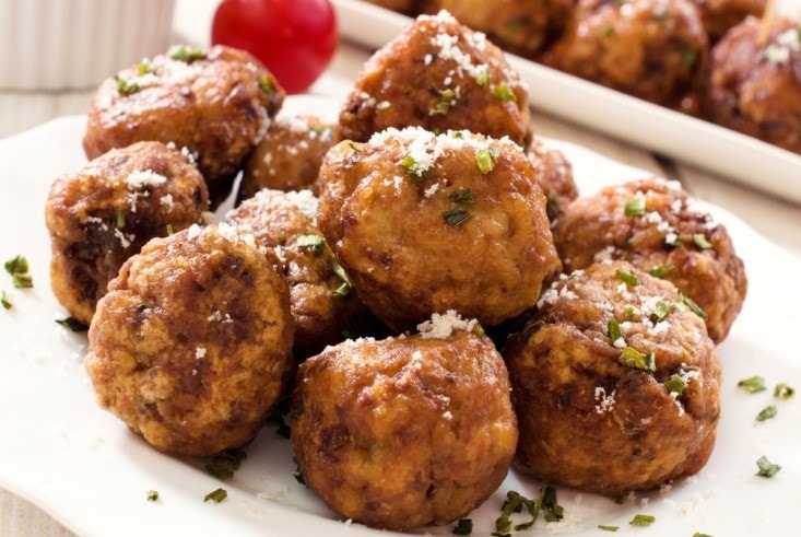 Herbed Parmesan Turkey Meatballs