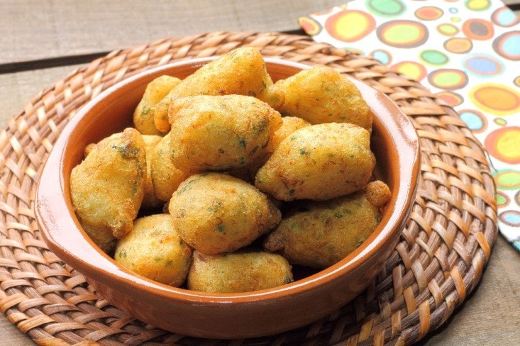 Cod Fritters with Chives